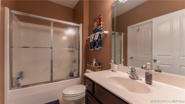 4499 Ski Dr Unit 346, Osage Beach, MO 65065 - full bathroom with vanity and enclosed tub / shower combo