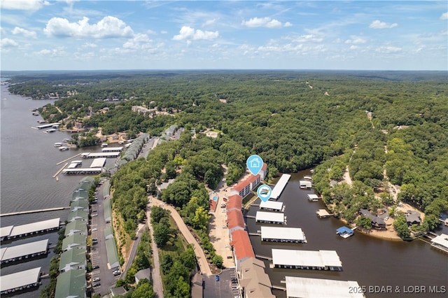 40 Lighthouse Rd Unit 2-301, Lake Ozark, MO 65049 - bird's eye view of a forest and a large body of water