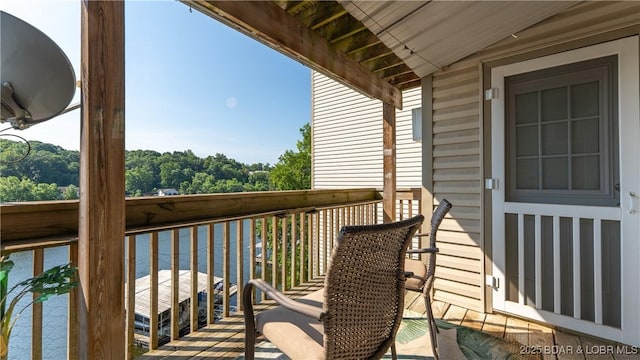 37 Hampton Bay Rd Unit 6, Eldon, MO 65026 - balcony with a water view