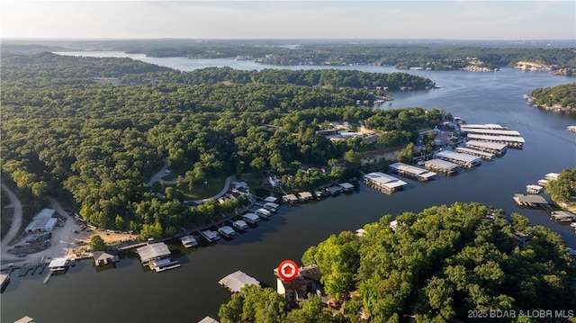 37 Hampton Bay Rd Unit 6, Eldon, MO 65026 - view of property location with a nearby body of water and a forest