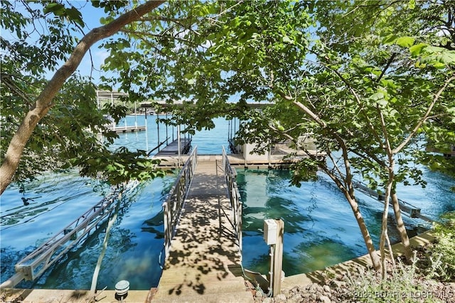 1078 Cornett Branch Rd, Lake Ozark, MO 65049 - dock area with a water view