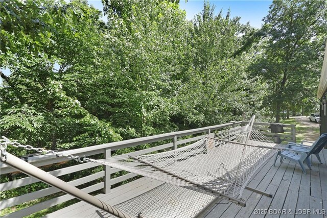 5109 Aqua Dr, Osage Beach, MO 65065 - view of wooden terrace
