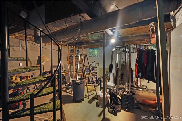5109 Aqua Dr, Osage Beach, MO 65065 - view of unfinished basement