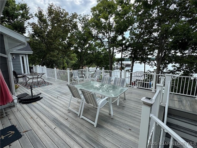 1215 Anemone Rd, Lake Ozark, MO 65049 - deck featuring outdoor dining space