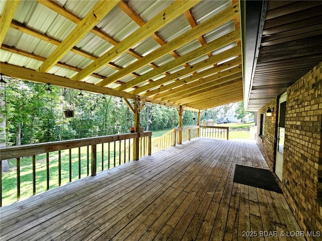 238 Foote Lane Rd, Eldon, MO 65026 - view of wooden deck