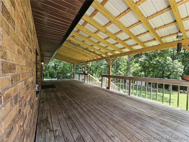 238 Foote Lane Rd, Eldon, MO 65026 - view of wooden terrace