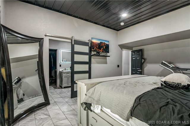 1972 Anderson Hollow Rd, Linn Creek, MO 65052 - bedroom with light marble finish flooring