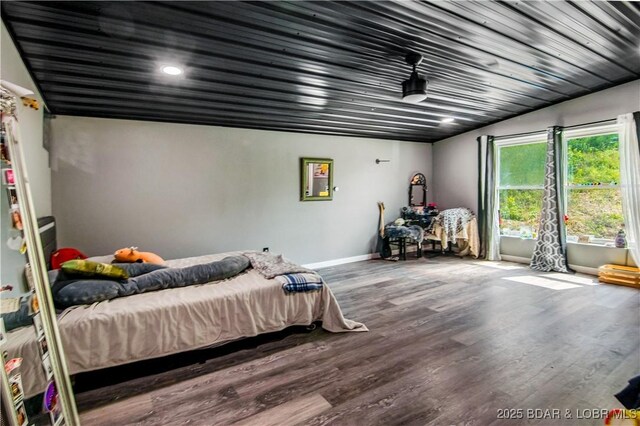 1972 Anderson Hollow Rd, Linn Creek, MO 65052 - bedroom featuring wood finished floors and recessed lighting