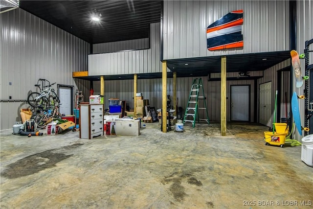 1972 Anderson Hollow Rd, Linn Creek, MO 65052 - garage featuring metal wall