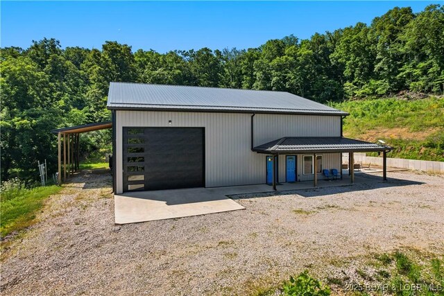 1972 Anderson Hollow Rd, Linn Creek, MO 65052 - horse barn with a view of trees