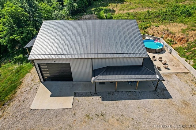 1972 Anderson Hollow Rd, Linn Creek, MO 65052 - view from above of property with a pool area