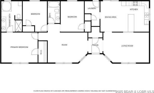 1123 Woodland Dr, Eldon, MO 65026 - view of floor plan / room layout