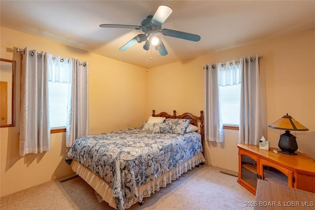 57 Ke Jo Point Rd, Gravois Mills, MO 65037 - bedroom with carpet flooring and a ceiling fan