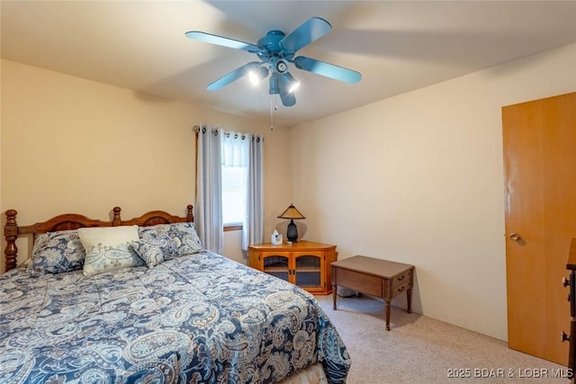 57 Ke Jo Point Rd, Gravois Mills, MO 65037 - carpeted bedroom with ceiling fan