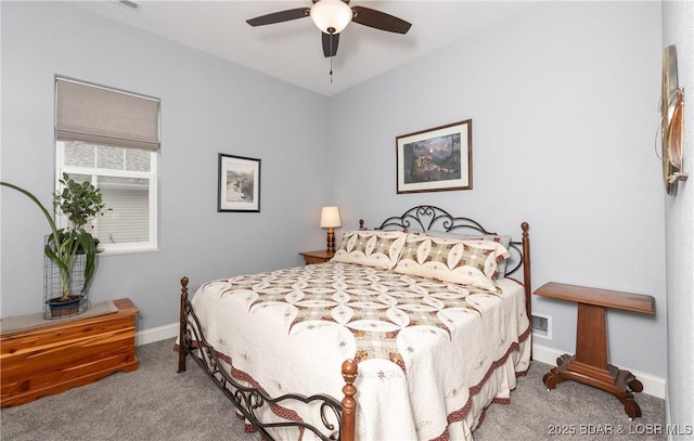 432 Cornett Branch Rd, Four Seasons, MO 65049 - bedroom featuring carpet and ceiling fan