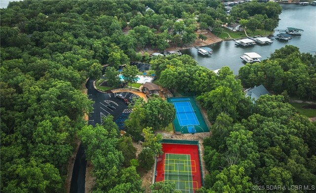 432 Cornett Branch Rd, Four Seasons, MO 65049 - drone / aerial view of a large body of water