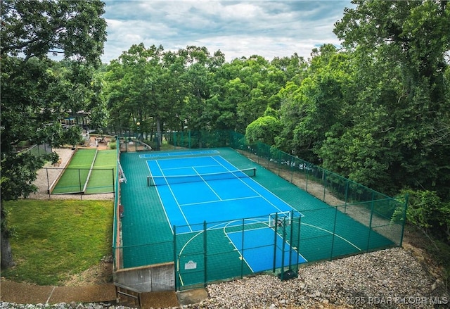 432 Cornett Branch Rd, Four Seasons, MO 65049 - view of tennis court