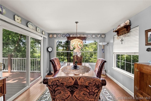1008 Beacon Ridge Dr, Lake Ozark, MO 65049 - dining space featuring plenty of natural light and light wood-style flooring