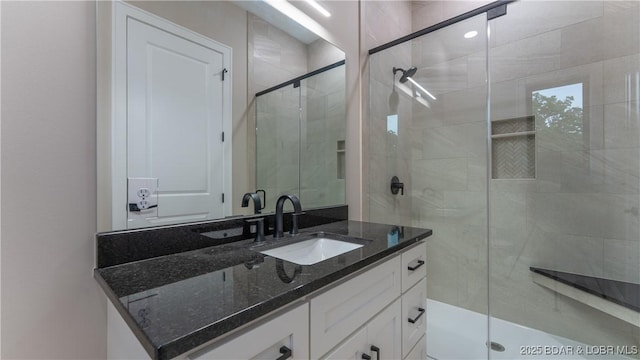 1254 Darwin Dr, Osage Beach, MO 65065 - full bath featuring vanity and a shower stall