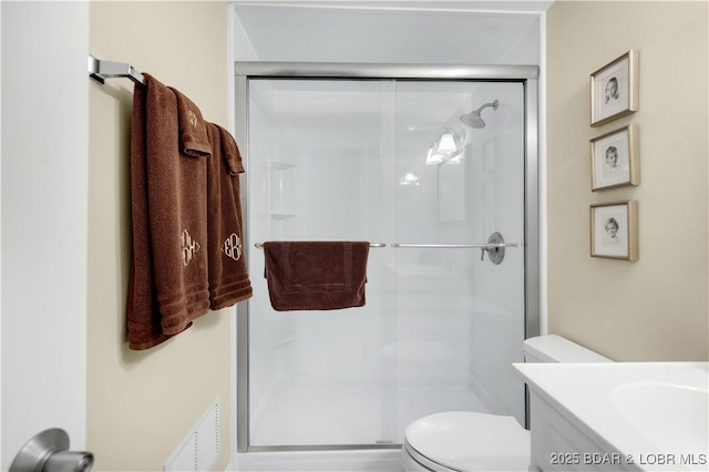 541 Elbow Cay Dr, Osage Beach, MO 65065 - bathroom featuring a shower stall and vanity