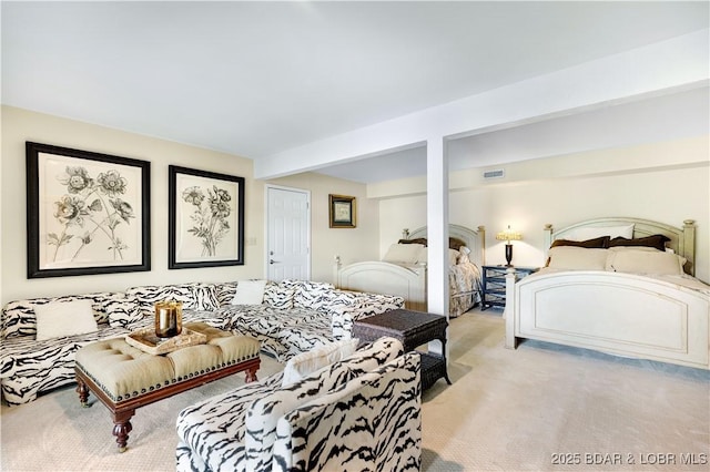 541 Elbow Cay Dr, Osage Beach, MO 65065 - bedroom featuring light colored carpet and beam ceiling