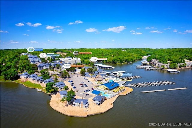 541 Elbow Cay Dr, Osage Beach, MO 65065 - drone / aerial view of a nearby body of water