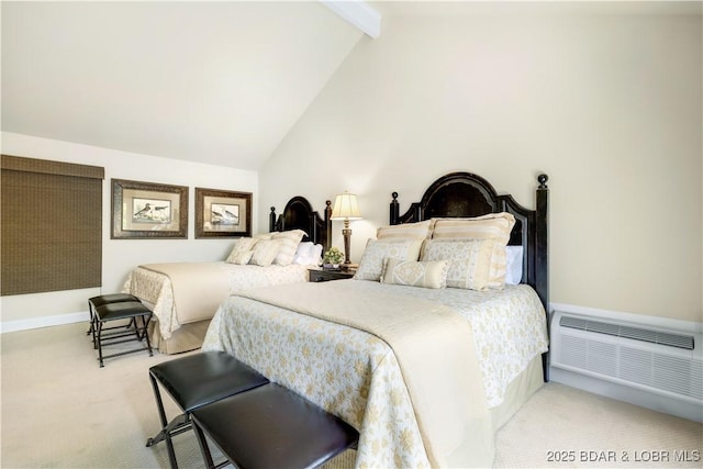 541 Elbow Cay Dr, Osage Beach, MO 65065 - carpeted bedroom featuring an AC wall unit and baseboards