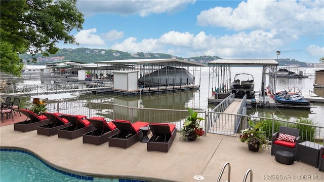1453 Grand View Dr, Porto Cima, MO 65079 - dock featuring a water view