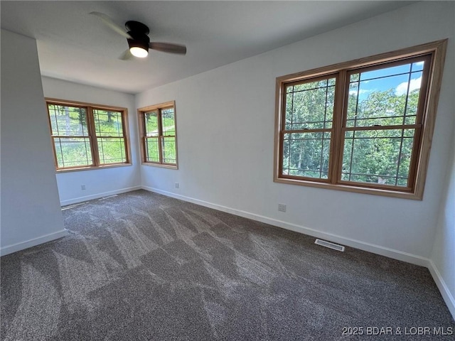 1378 Full Gallop Ln, Roach, MO 65787 - unfurnished room featuring ceiling fan and dark carpet