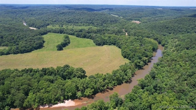 1378 Full Gallop Ln, Roach, MO 65787 - drone / aerial view of a heavily wooded area and a large body of water
