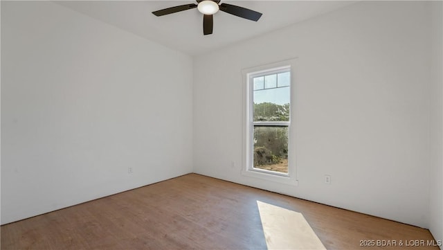 25 Sam Dr, Kaiser, MO 65047 - unfurnished room with ceiling fan and wood finished floors