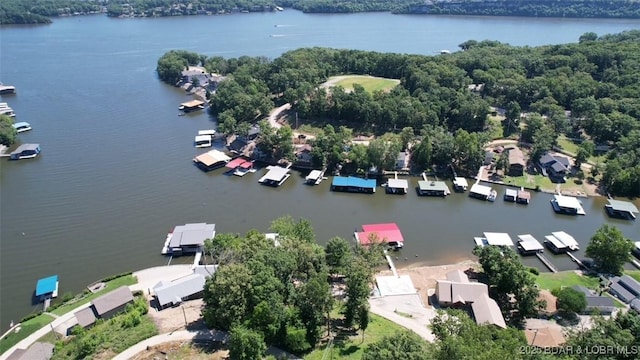 742 Pappys Pt, Sunrise Beach, MO 65079 - aerial view of a nearby body of water