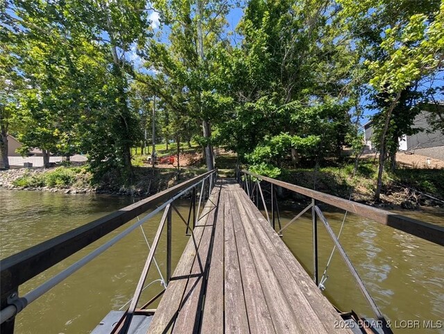 742 Pappys Pt, Sunrise Beach, MO 65079 - dock with a water view