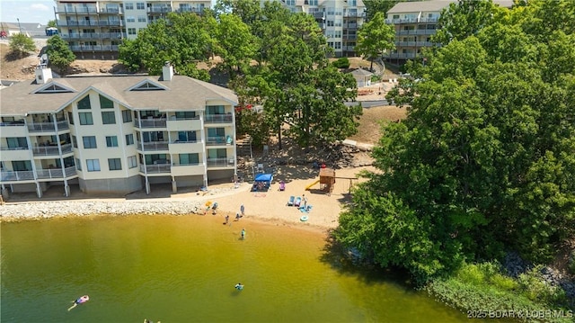 1481 Ledges Dr Unit B14, Osage Beach, MO 65065 - aerial view of apartment complex and a large body of water