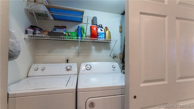 1481 Ledges Dr Unit B14, Osage Beach, MO 65065 - washroom with washer and clothes dryer