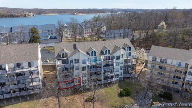 1481 Ledges Dr Unit B14, Osage Beach, MO 65065 - bird's eye view of a large body of water and apartment complex