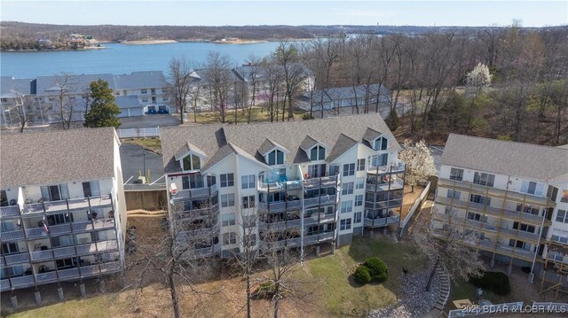1481 Ledges Dr Unit B14, Osage Beach, MO 65065 - aerial view of a large body of water and apartment complex / building