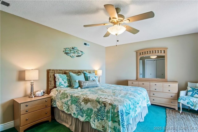 889 Malibu Rd Unit 63, Osage Beach, MO 65049 - bedroom featuring carpet and a ceiling fan