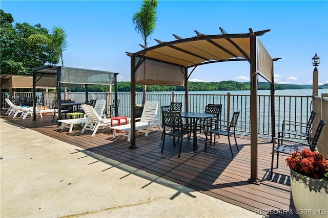 889 Malibu Rd Unit 63, Osage Beach, MO 65049 - view of patio / terrace with a water view