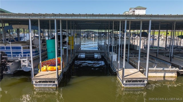 4800 Eagleview Dr Unit 433, Osage Beach, MO 65065 - dock with boat lift and a water view