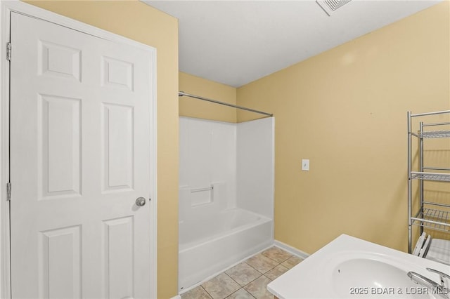 1629 Timber Creek Dr Unit 1629, Columbia, MO 65202 - bathroom with shower / bathtub combination, tile patterned flooring, and vanity