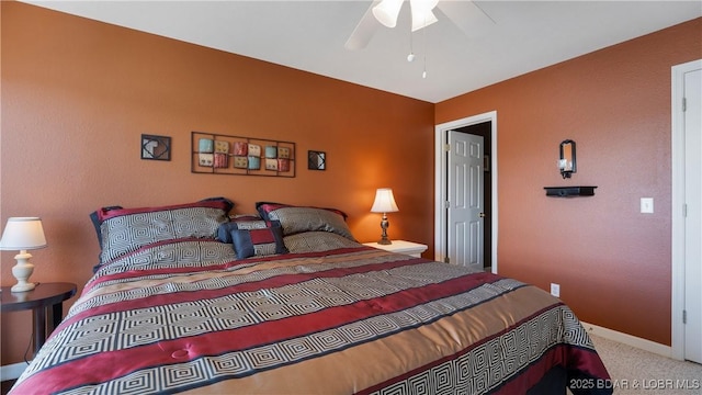 133 Cedar Glen Dr Unit 3B, Camdenton, MO 65020 - bedroom featuring carpet floors and ceiling fan