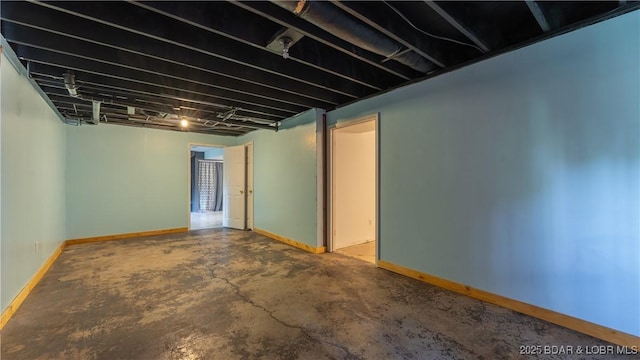 124 Frontier Cir, Linn Creek, MO 65052 - basement with baseboards