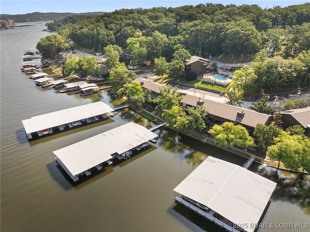 19 Catalpa Ct Unit 2D, Lake Ozark, MO 65049 - bird's eye view of a large body of water and a forest