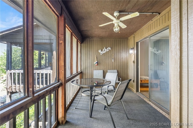 19 Catalpa Ct Unit 2C, Lake Ozark, MO 65049 - sunroom / solarium with ceiling fan and healthy amount of natural light