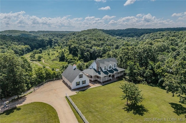 1480 Copperstone Rd, Camdenton, MO 65020 - view of subject property with a heavily wooded area