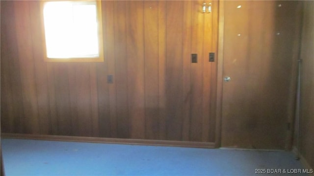 87 Central Ozarks Rd, Edwards, MO 65326 - empty room featuring wood walls