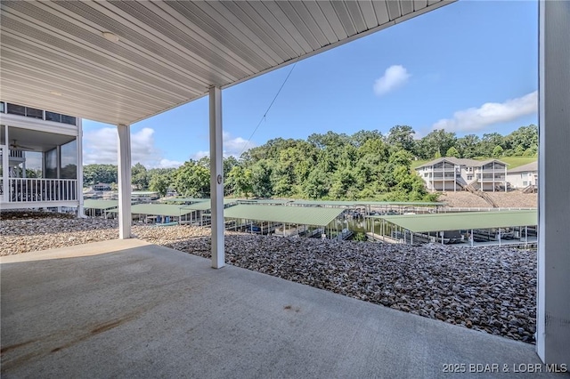 893 Winetavern Rd, Osage Beach, MO 65065 - view of patio / terrace with view of scattered trees
