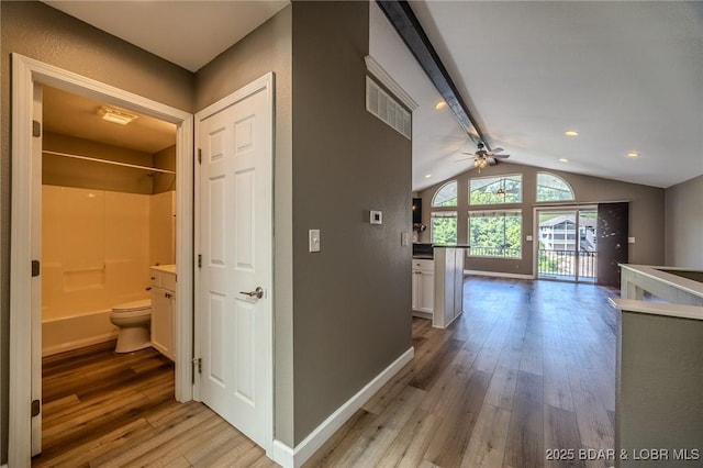 893 Winetavern Rd, Osage Beach, MO 65065 - corridor featuring light wood finished floors and recessed lighting
