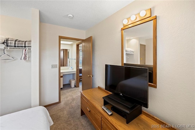 278 Lone Oak Pt Unit 18, Sunrise Beach, MO 65079 - bedroom featuring carpet floors and a textured ceiling